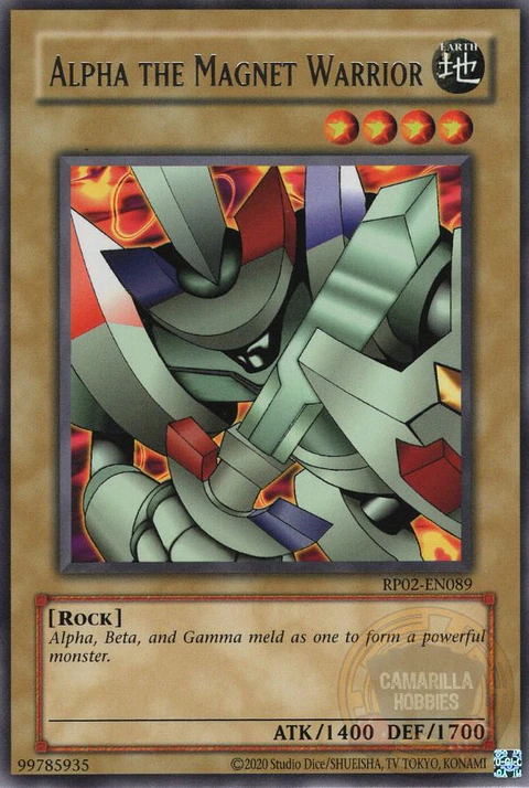 Alpha The Magnet Warrior - RP02-EN089 - Rare (Reprint) 