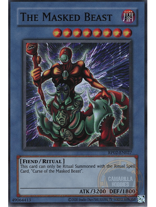 The Masked Beast - RP02-EN027 - Super Rare (Reprint) 