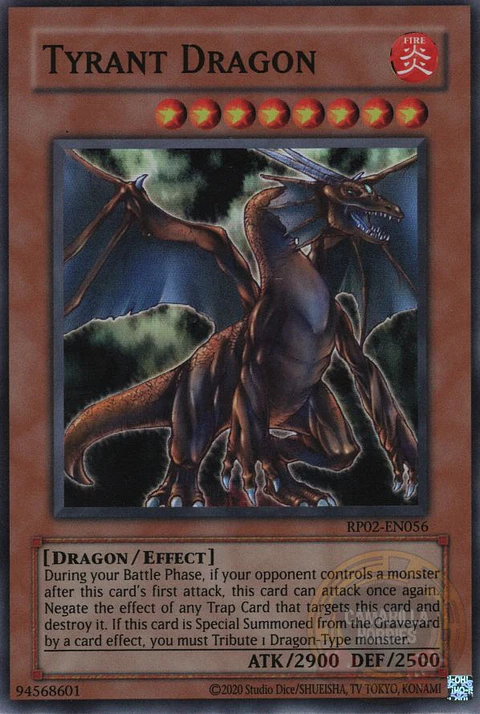 Tyrant Dragon - RP02-EN056 - Super Rare (Reprint) 