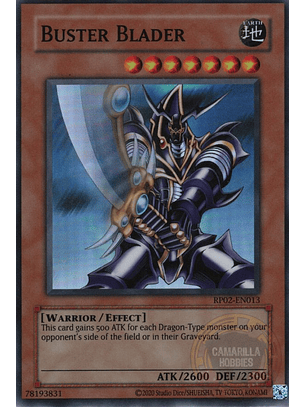 Buster Blader - RP02-EN013 - Super Rare (Reprint) 