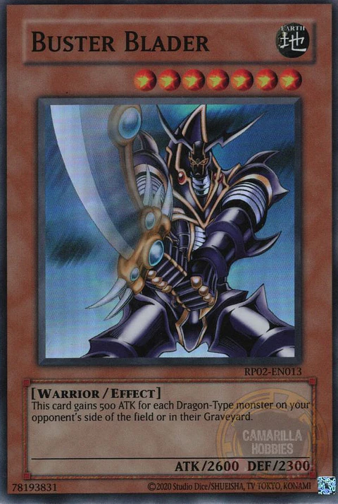 Buster Blader - RP02-EN013 - Super Rare (Reprint) 