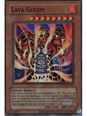 Lava Golem - RP02-EN082 - Super Rare (Reprint) 