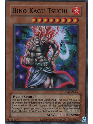 Hino-Kagu-Tsuchi - RP02-EN060 - Super Rare (Reprint) 