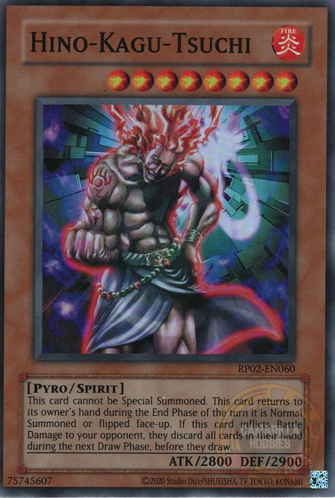 Hino-Kagu-Tsuchi - RP02-EN060 - Super Rare (Reprint) 