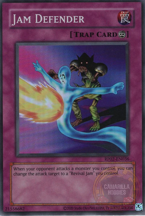 Jam Defender - RP02-EN036 - Super Rare (Reprint) 
