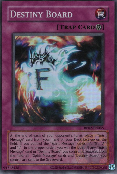 Destiny Board - RP02-EN045 - Super Rare (Reprint)