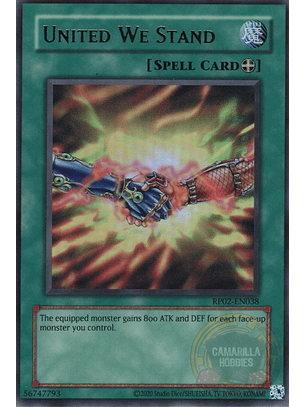 United We Stand - RP02-EN038 - Ultra Rare (Reprint) 