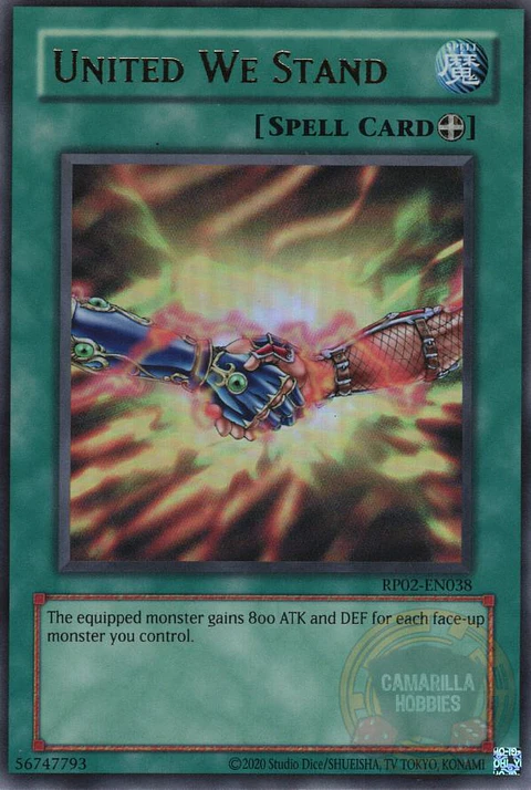 United We Stand - RP02-EN038 - Ultra Rare (Reprint) 