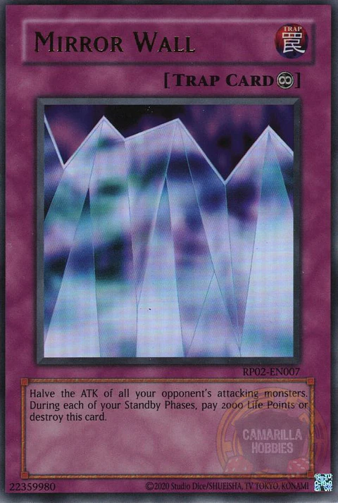 Mirror Wall - RP02-EN007 - Ultra Rare (Reprint) 