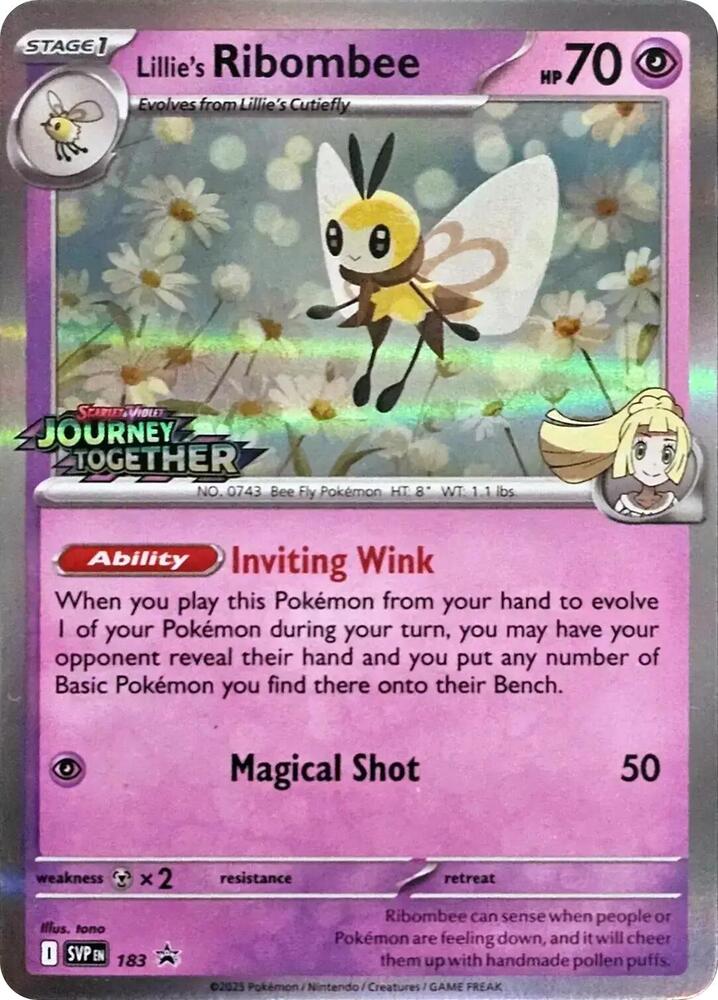 Lillie's Ribombee - 183 - SVP 1