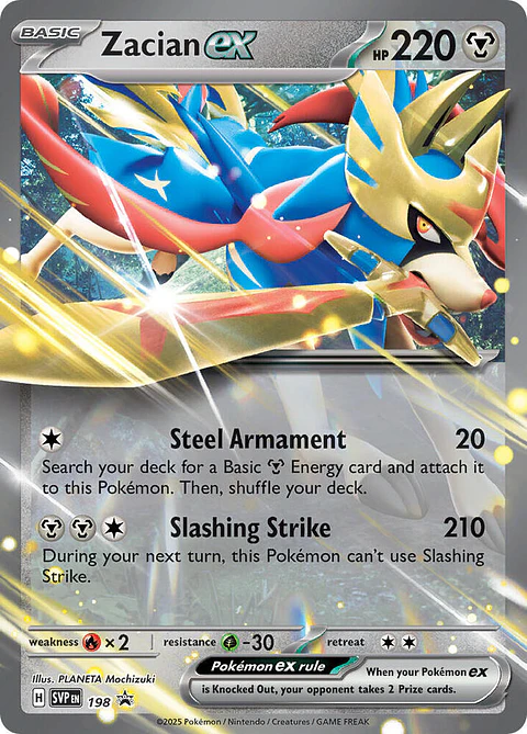 Zacian ex - 198 - SVP 
