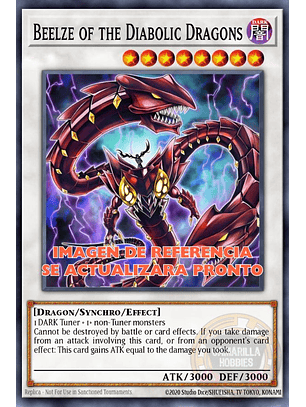 Beelze of the Diabolic Dragons - MP25-EN023 - Starlight Rare