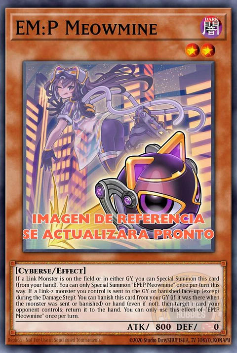 EM:P Meowmine - MP25-EN054 - Prismatic Secret Rare