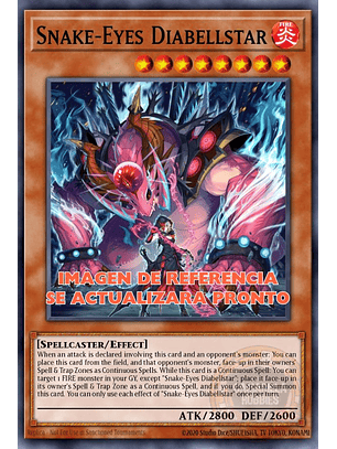 Snake-Eyes Diabellstar - MP25-EN062 - Prismatic Secret Rare