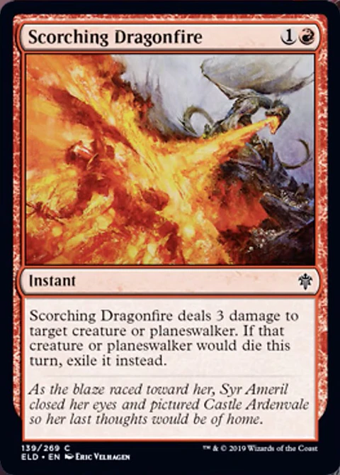 Scorching Dragonfire - ELD - C 