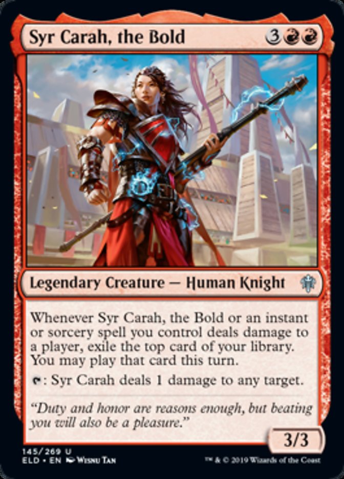 Syr Carah, the Bold - ELD - U 1