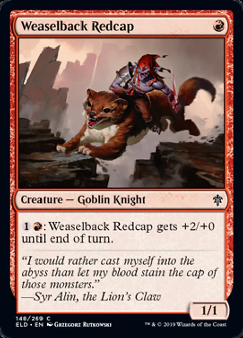 Weaselback Redcap - ELD - C