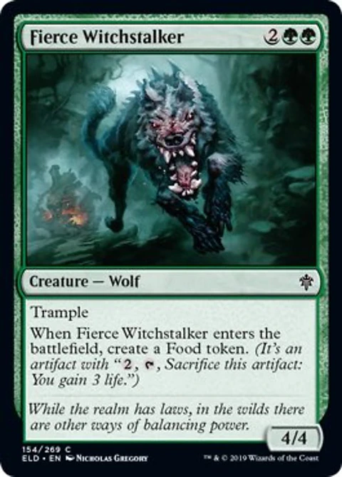 Fierce Witchstalker - ELD - C