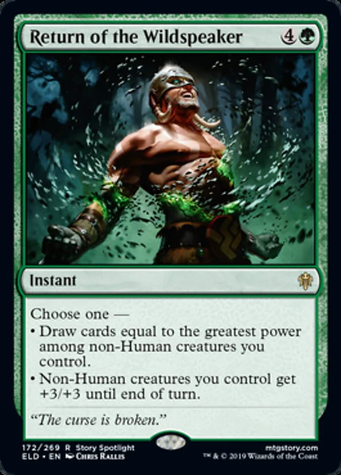 Return of the Wildspeaker - ELD - R 