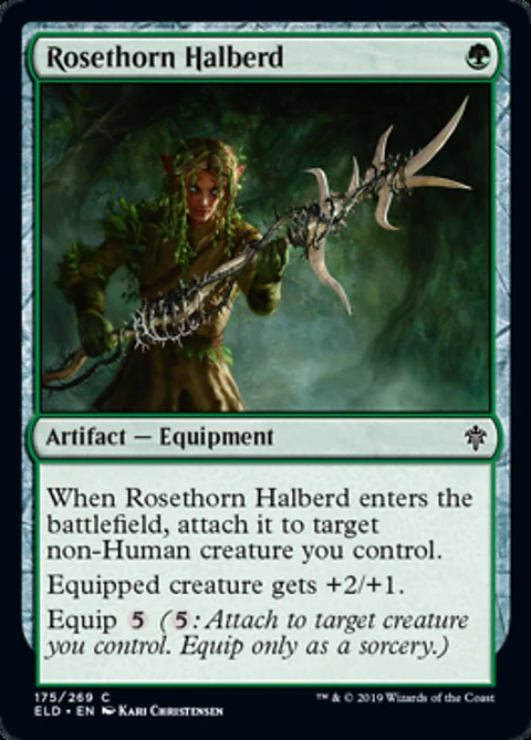 Rosethorn Halberd  - ELD - C 