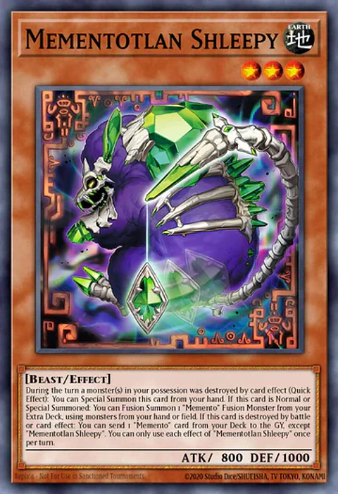 Mementotlan Shleepy - MP25-EN083 - Prismatic Secret Rare