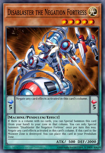 Disablaster the Negation Fortress - MP25-EN084 - Prismatic Secret Rare 1