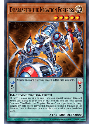 Disablaster the Negation Fortress - MP25-EN084 - Prismatic Secret Rare