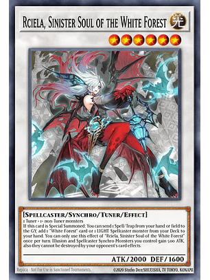 Rciela, Sinister Soul of the White Forest - MP25-EN087 - Prismatic Secret Rare