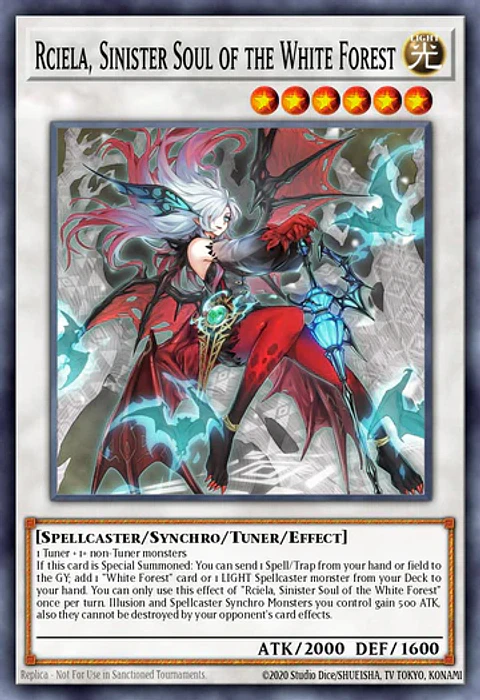 Rciela, Sinister Soul of the White Forest - MP25-EN087 - Prismatic Secret Rare