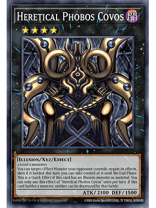 Heretical Phobos Covos - MP25-EN088 - Prismatic Secret Rare