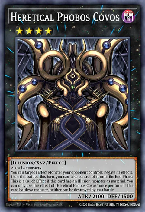 Heretical Phobos Covos - MP25-EN088 - Prismatic Secret Rare