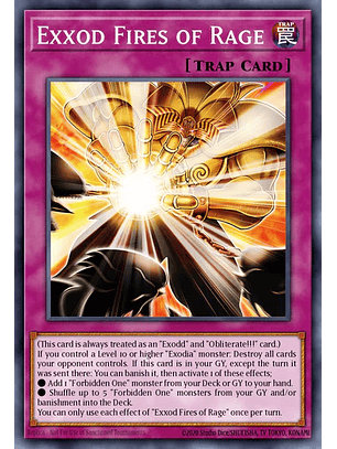 Exxod Fires of Rage - MP25-EN094 - Prismatic Secret Rare