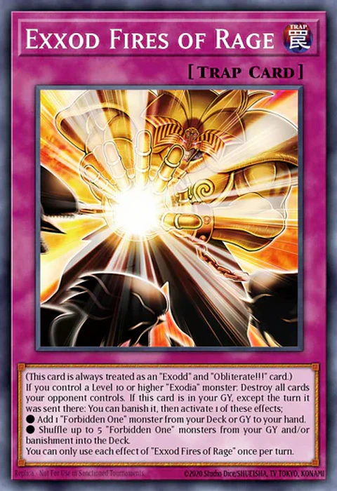Exxod Fires of Rage - MP25-EN094 - Prismatic Secret Rare