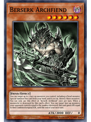Berserk Archfiend - MP25-EN309 - Common 