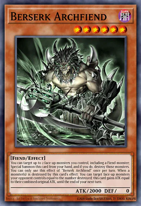 Berserk Archfiend - MP25-EN309 - Common 