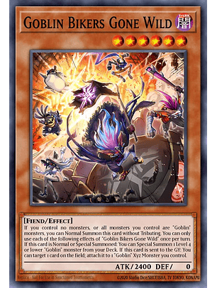 Goblin Bikers Gone Wild - MP25-EN098 - Prismatic Secret Rare
