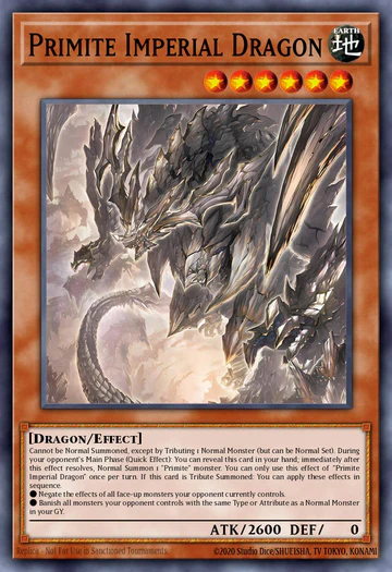Primite Imperial Dragon - MP25-EN099 - Prismatic Secret Rare  1