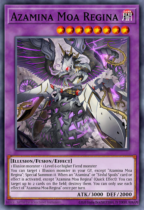 Azamina Moa Regina - MP25-EN105 - Prismatic Secret Rare