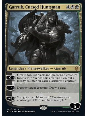 Garruk, Cursed Huntsman  - ELD - M
