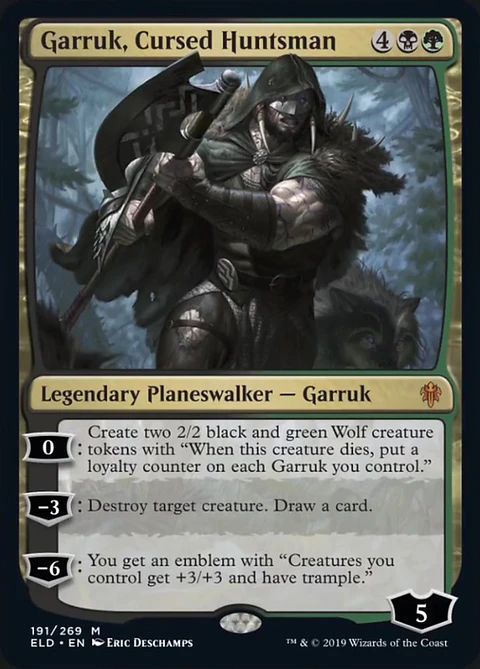Garruk, Cursed Huntsman  - ELD - M