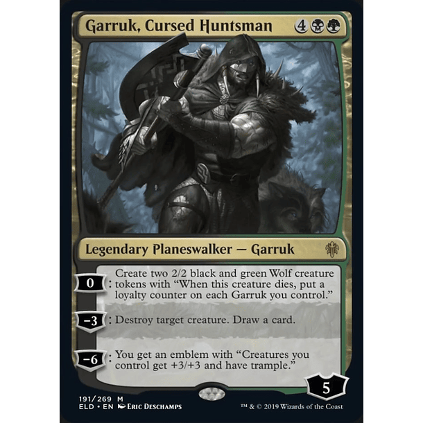 Garruk, Cursed Huntsman  - ELD - M