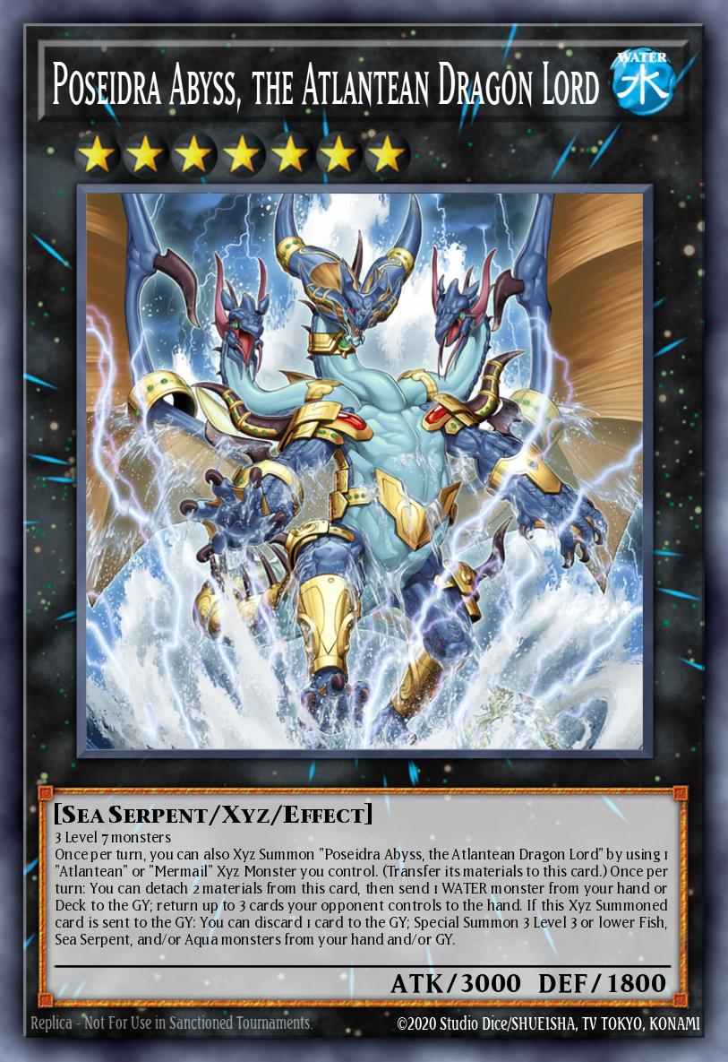 Poseidra Abyss, the Atlantean Dragon Lord - MP25-EN108 - Prismatic Secret Rare 1