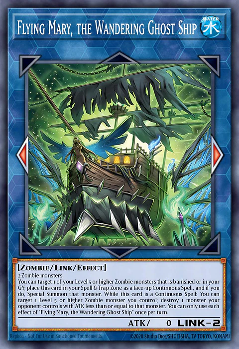 Flying Mary, the Wandering Ghost Ship - MP25-EN110 - Prismatic Secret Rare