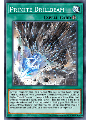 Primite Drillbeam - MP25-EN115 - Prismatic Secret Rare 