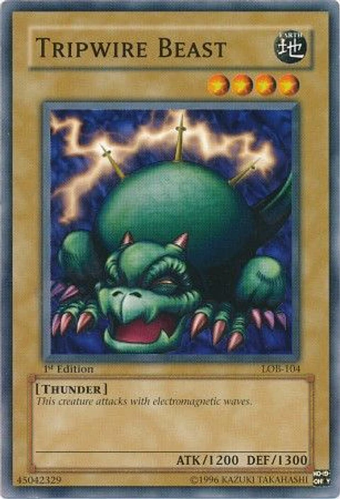 Tripwire Beast - LOB-104 - Common