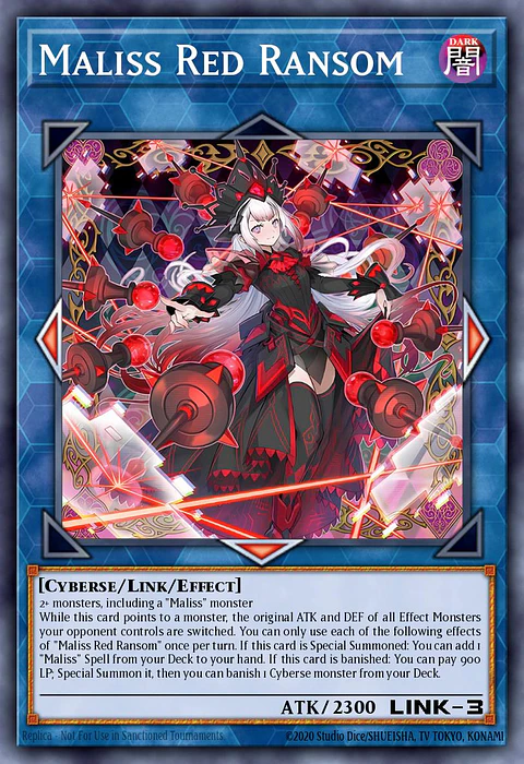 Maliss Q Red Ransom - MP25-EN125 - Prismatic Secret Rare 