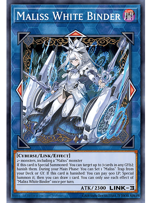 Maliss Q White Binder - MP25-EN126 - Prismatic Secret Rare 