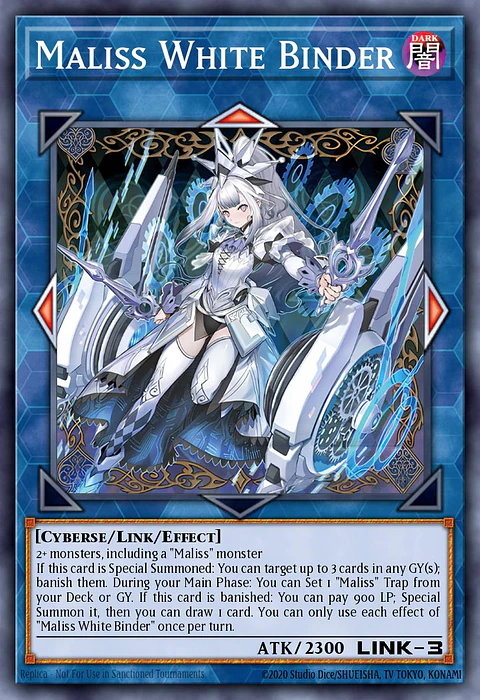 Maliss Q White Binder - MP25-EN126 - Prismatic Secret Rare 