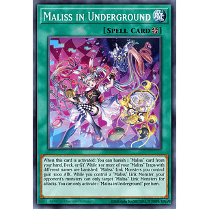 Maliss in Underground - MP25-EN127 - Prismatic Secret Rare 