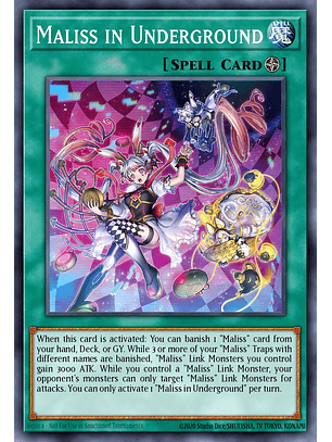 Maliss in Underground - MP25-EN127 - Prismatic Secret Rare 
